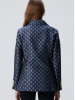 Network Kadın Lacivert Jakar Desenli Ceket Network Kadın Lacivert Jakar Desenli Ceket