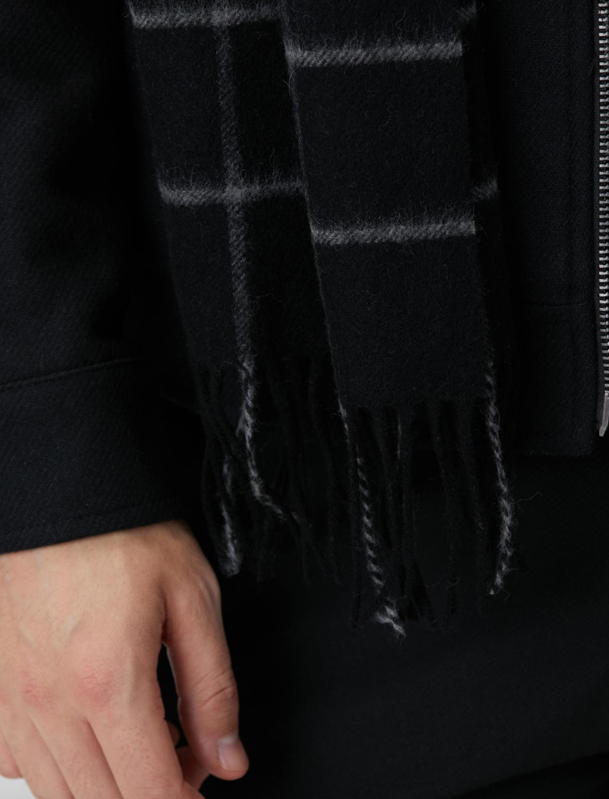 Network Erkek Siyah Erekk Yün Atkı Network Erkek Siyah Erekk Yün Atkı