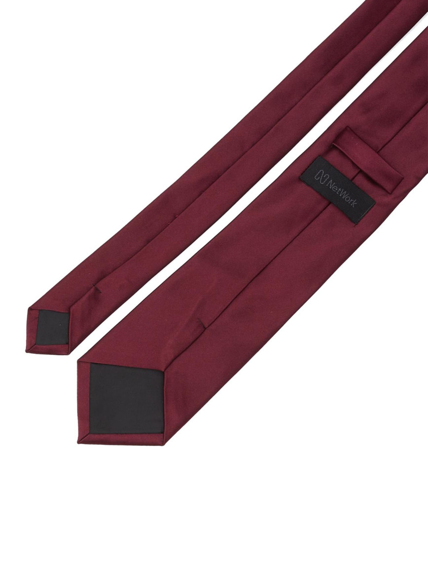 Network Erkek Bordo Desenli Kravat Network Erkek Bordo Desenli Kravat