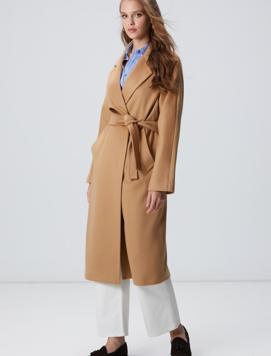 Network Kadın Camel Limited Kaşmir Palto Network Kadın Camel Limited Kaşmir Palto
