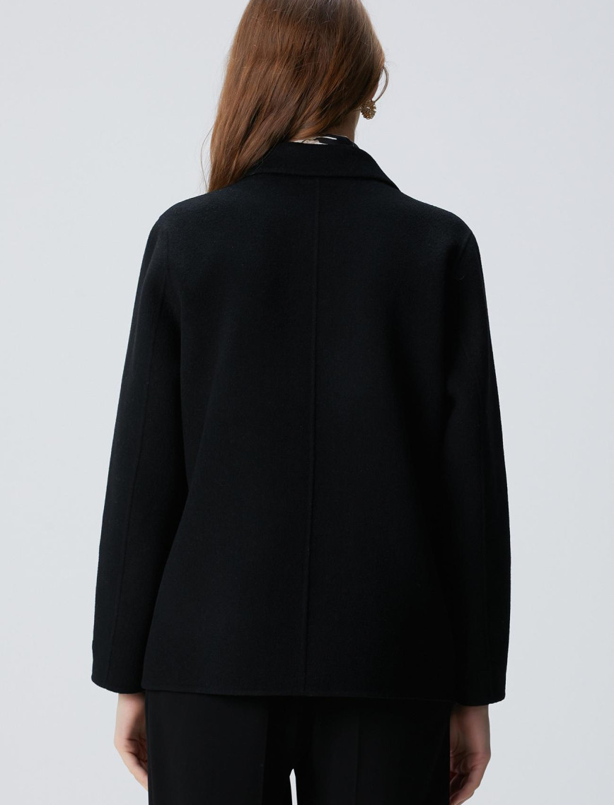 Network Kadın Limited Siyah Yün karışımlı Astarsız Ceket Network Kadın Limited Siyah Yün karışımlı Astarsız Ceket