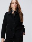 Network Kadın Limited Siyah Yün karışımlı Astarsız Ceket Network Kadın Limited Siyah Yün karışımlı Astarsız Ceket