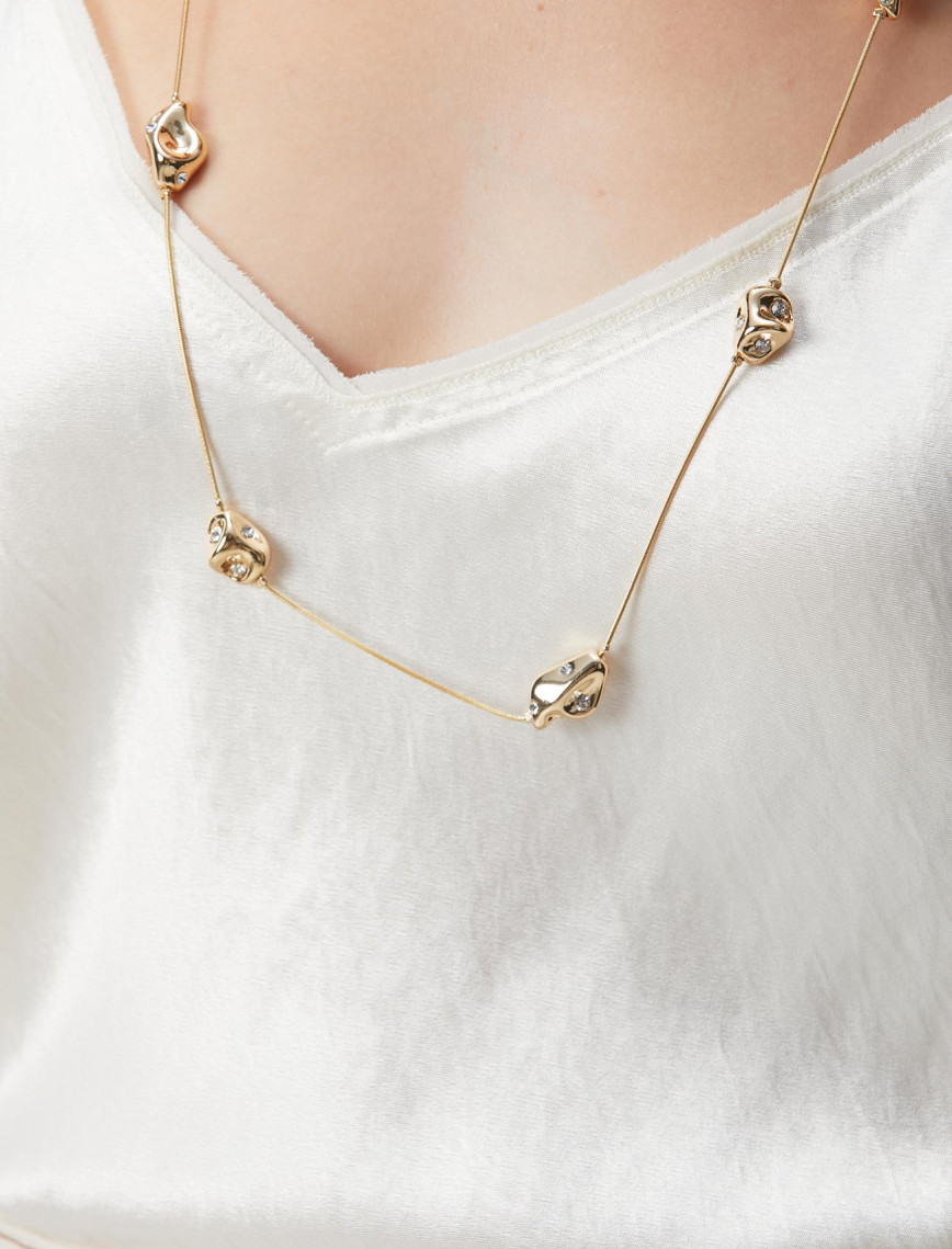 Network Kadın Gold Altın Rengi Kolye Network Kadın Gold Altın Rengi Kolye