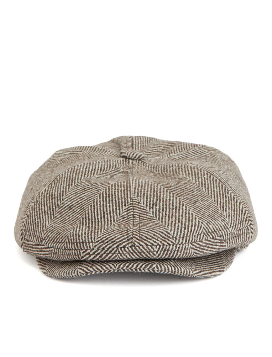 Network Erkek Kahverengi Yün Karışımlı Şapka