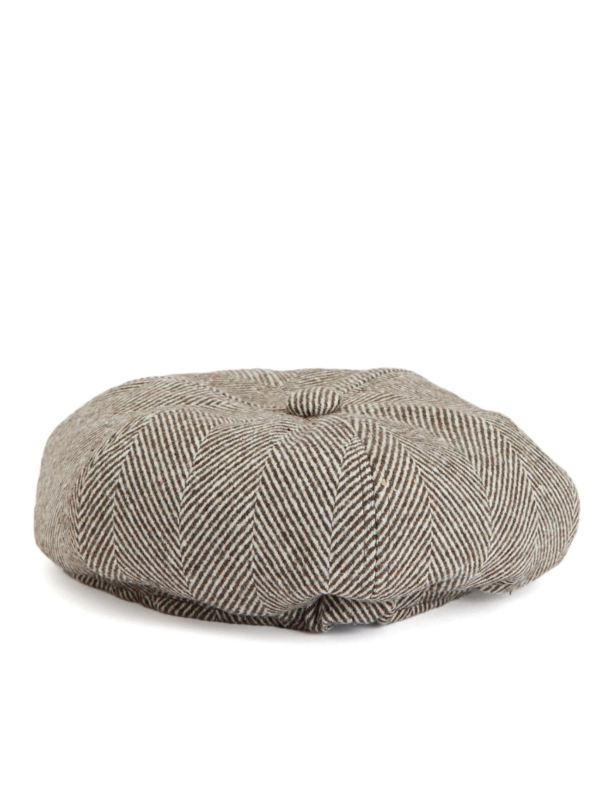 Network Erkek Kahverengi Yün Karışımlı Şapka