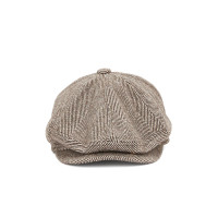 Network Erkek Kahverengi Yün Karışımlı Şapka