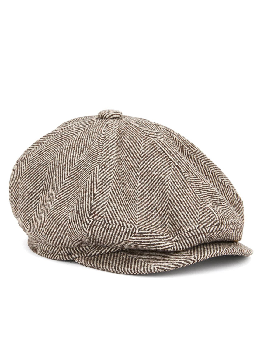 Network Erkek Kahverengi Yün Karışımlı Şapka