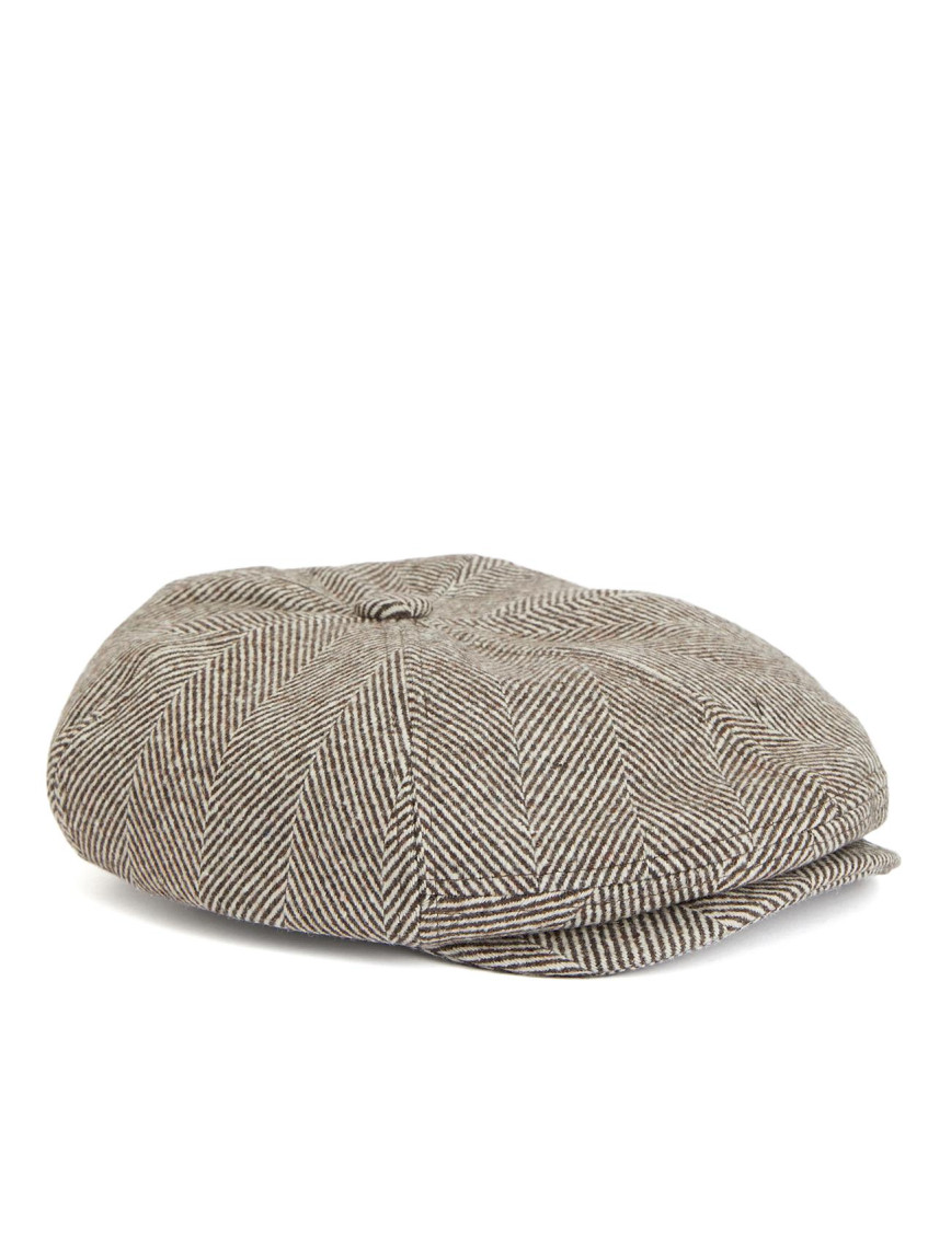 Network Erkek Kahverengi Yün Karışımlı Şapka