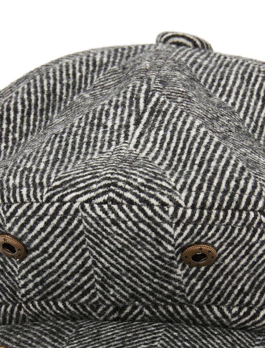 Network Erkek Antrasit Yün Karışımlı Şapka