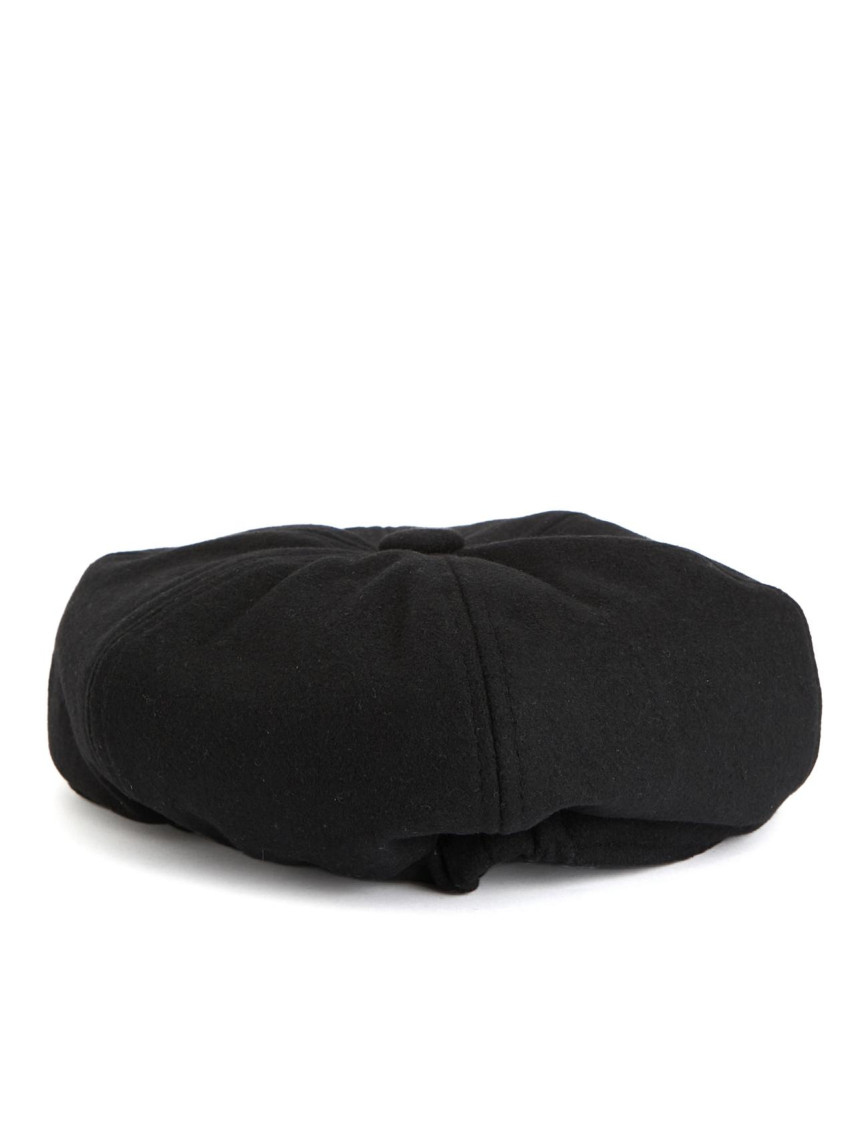 Network Erkek Siyah Yün Karışımlı Şapka