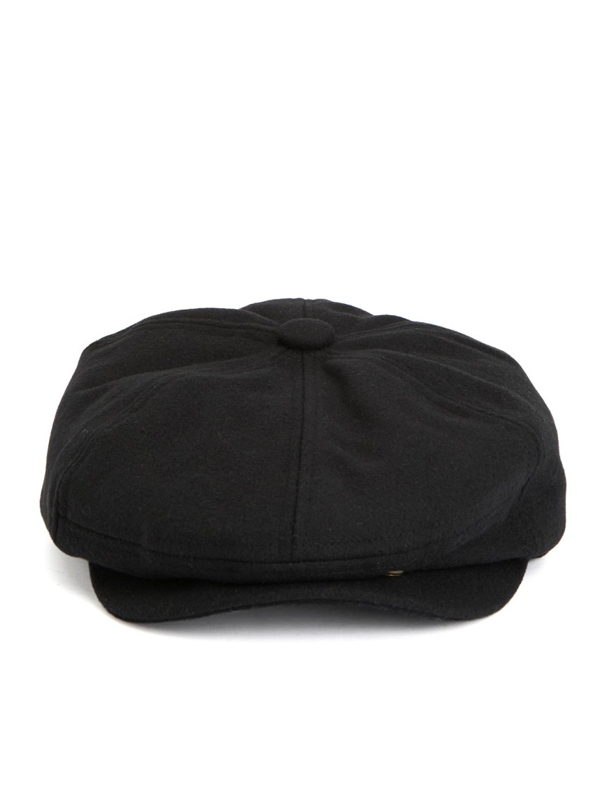 Network Erkek Siyah Yün Karışımlı Şapka