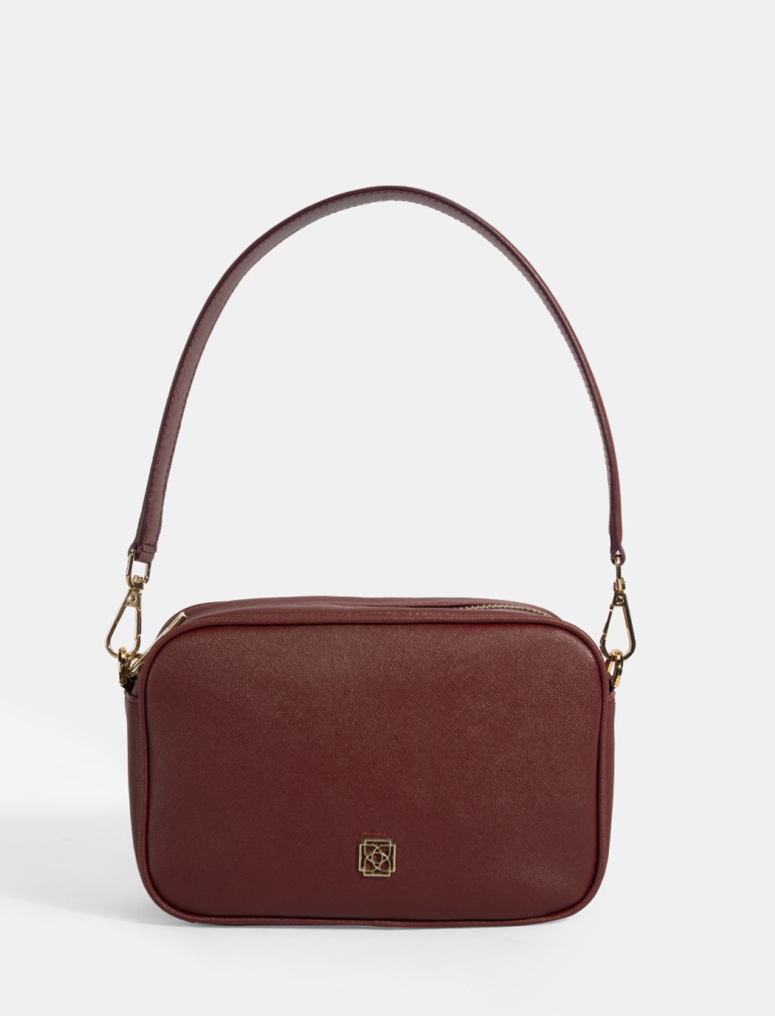 Kadın Bordo Omuz Askılı El Çantası Kadın Bordo Omuz Askılı El Çantası