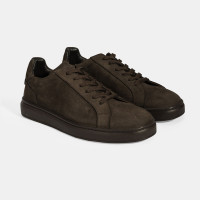 Erkek Kahve Bağcıklı Günlük Nubuk Deri Ayakkabı Erkek Kahve Bağcıklı Günlük Nubuk Deri Ayakkabı