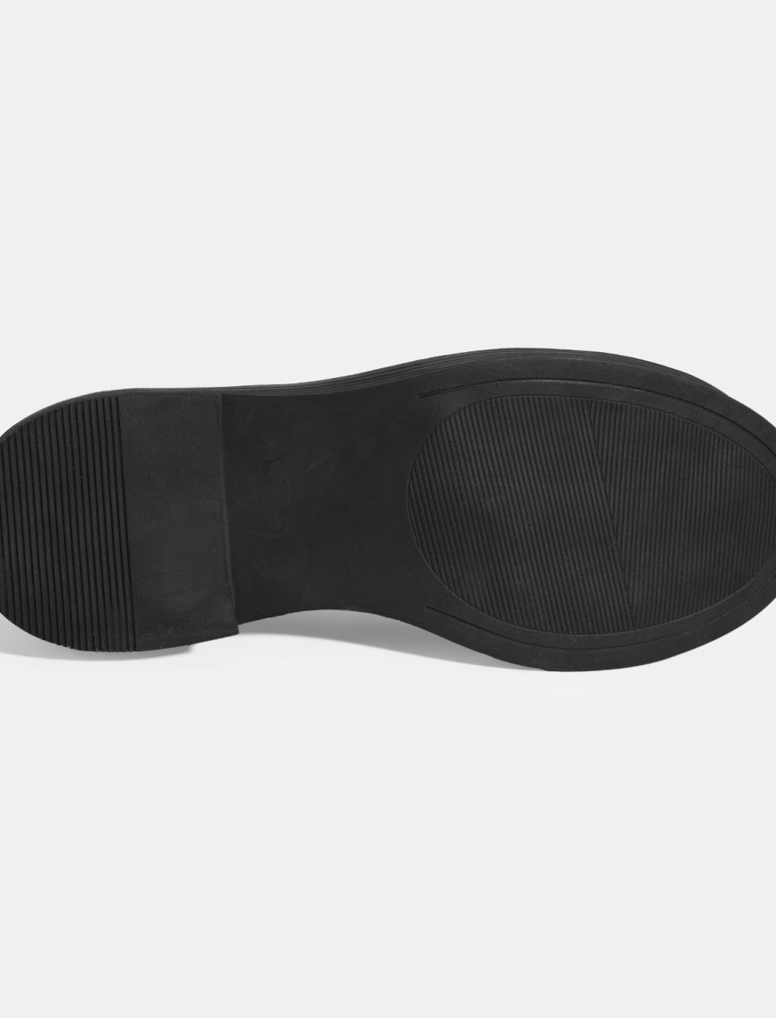 Kadın Siyah Deri Loafer Kadın Siyah Deri Loafer