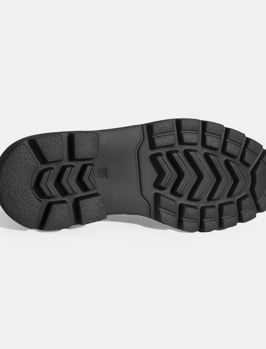 Erkek Siyah Bağcıklı Deri Günlük Ayakkabı Erkek Siyah Bağcıklı Deri Günlük Ayakkabı