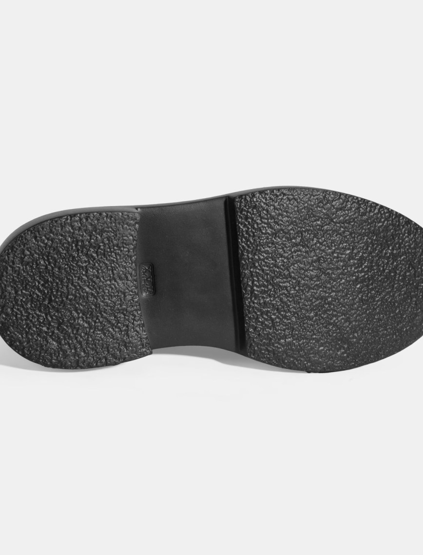 Erkek Siyah Bağcıklı Deri Günlük Ayakkabı Erkek Siyah Bağcıklı Deri Günlük Ayakkabı