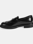 Luca Grossi Kadın Siyah Püskül Detaylı Deri Loafer Luca Grossi Kadın Siyah Püskül Detaylı Deri Loafer