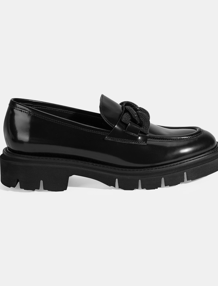 Luca Grossi Kadın Kahve Toka Detaylı Deri Loafer Luca Grossi Kadın Kahve Toka Detaylı Deri Loafer