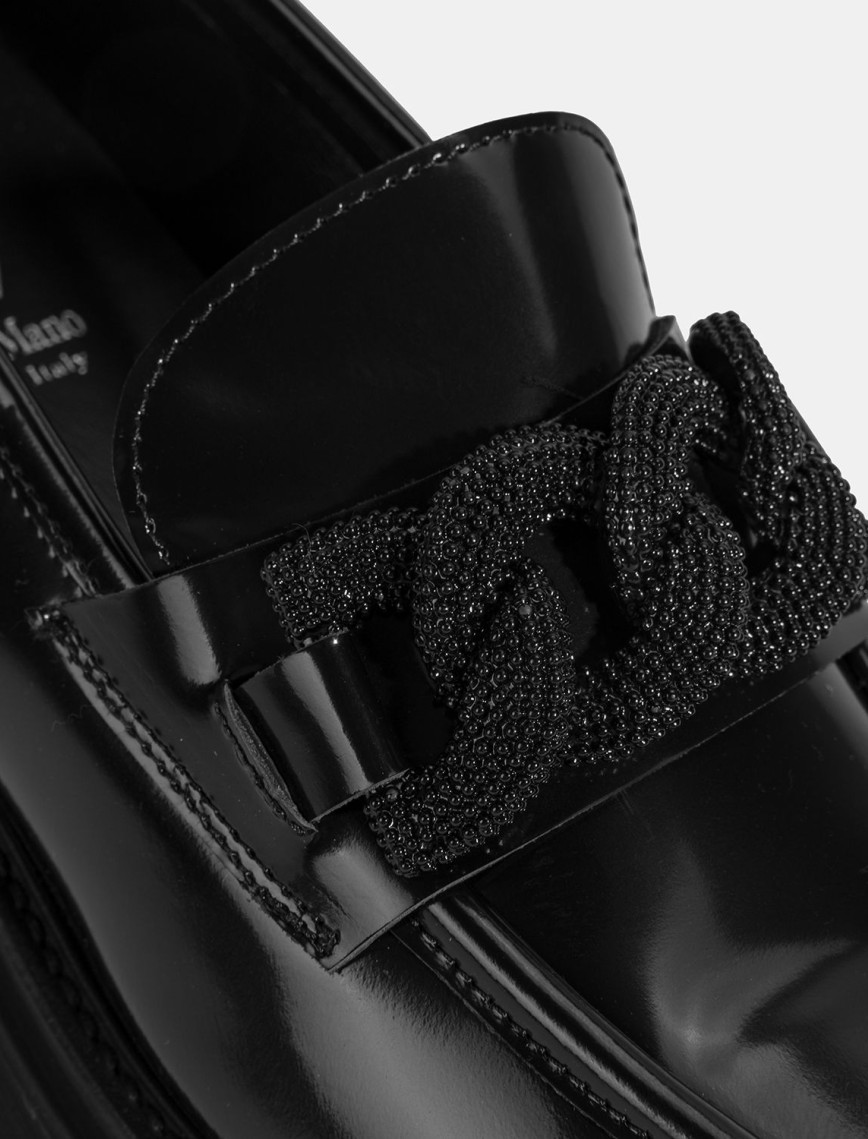 Luca Grossi Kadın Siyah Toka Detaylı Deri Loafer Luca Grossi Kadın Siyah Toka Detaylı Deri Loafer