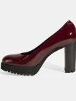 Luca Grossi Kadın Bordo Platform Topuklu Rugan Ayakkabı
