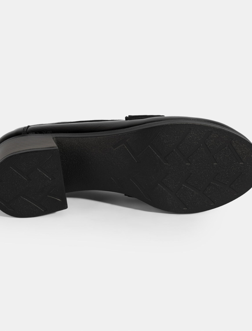 Kadın Siyah DesaComfort Topuklu Rugan Ayakkabı Kadın Siyah DesaComfort Topuklu Rugan Ayakkabı