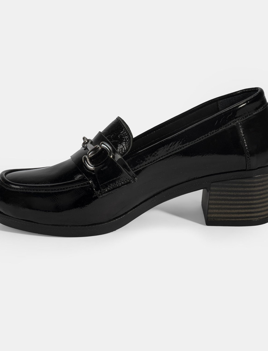 Kadın Siyah DesaComfort Topuklu Rugan Ayakkabı Kadın Siyah DesaComfort Topuklu Rugan Ayakkabı