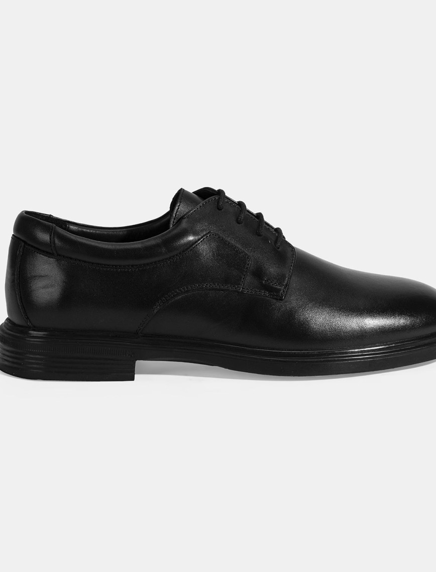 Erkek Siyah Klasik Deri Ayakkabı Erkek Siyah Klasik Deri Ayakkabı