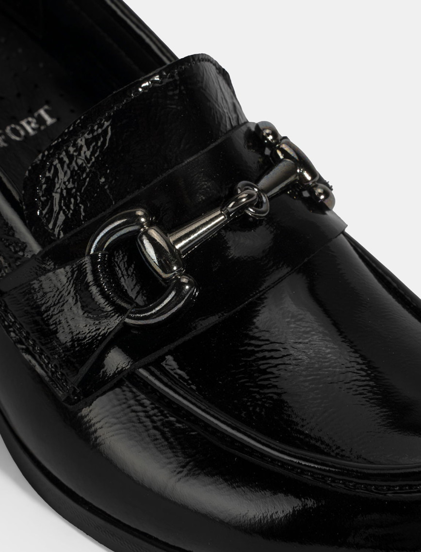 Kadın Siyah DesaComfort Topuklu Rugan Ayakkabı Kadın Siyah DesaComfort Topuklu Rugan Ayakkabı