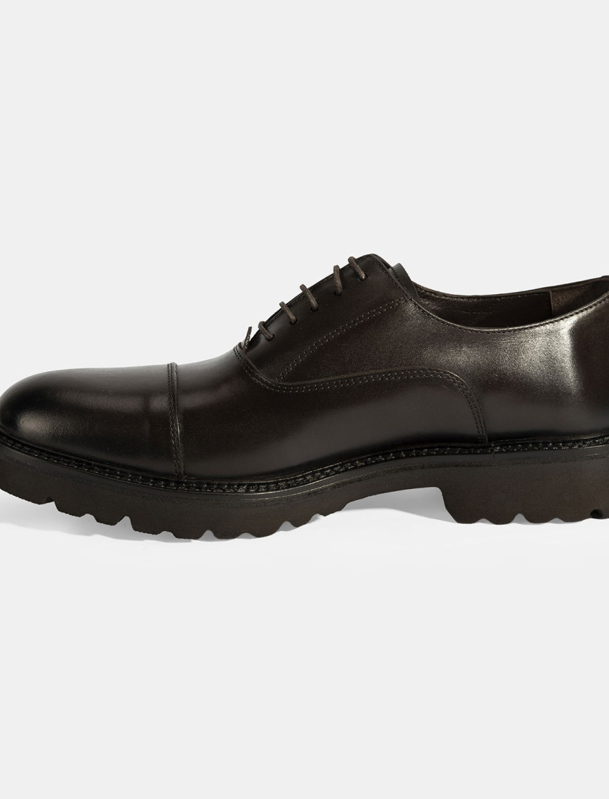 Erkek Kahve Bağcıklı Deri Klasik Ayakkabı Erkek Kahve Bağcıklı Deri Klasik Ayakkabı