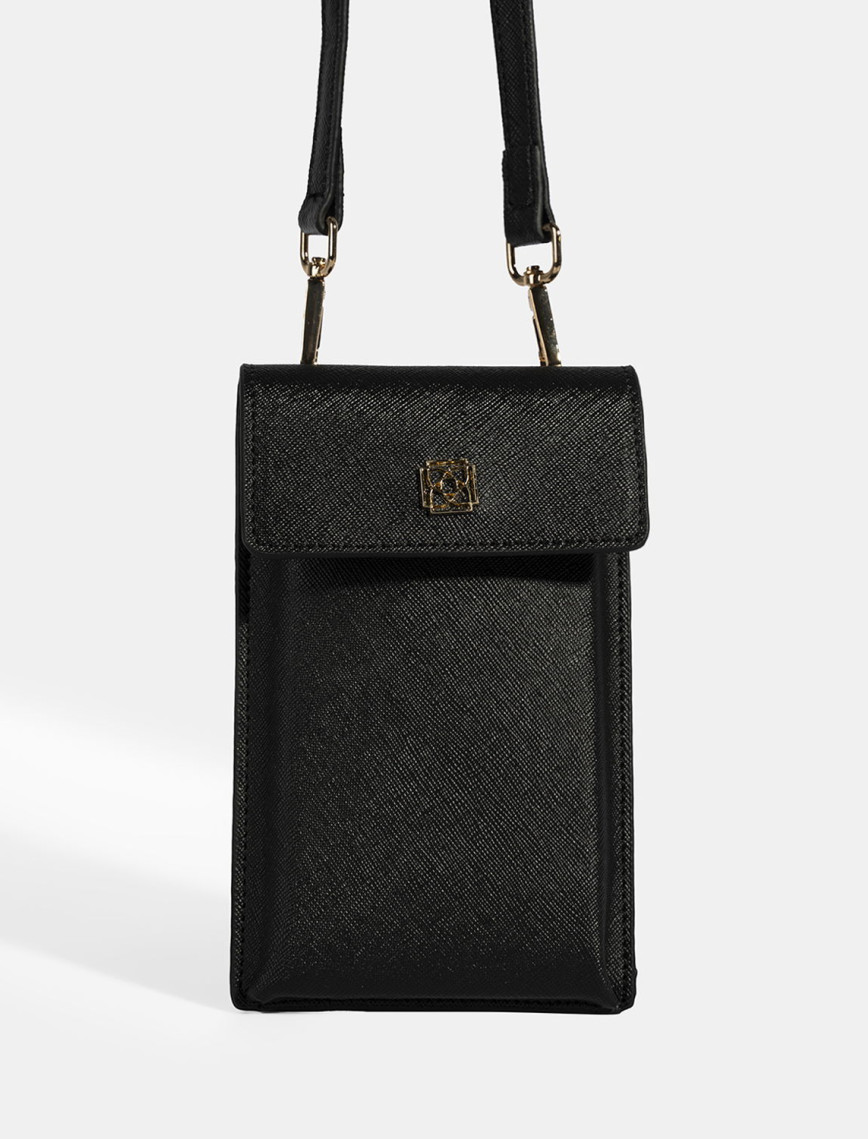 Kadın Siyah Çapraz Telefon Çantası Kadın Siyah Çapraz Telefon Çantası