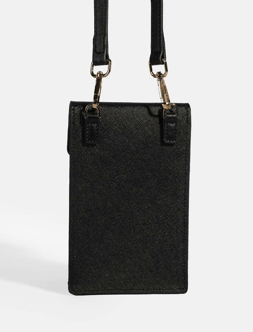 Kadın Siyah Çapraz Telefon Çantası Kadın Siyah Çapraz Telefon Çantası