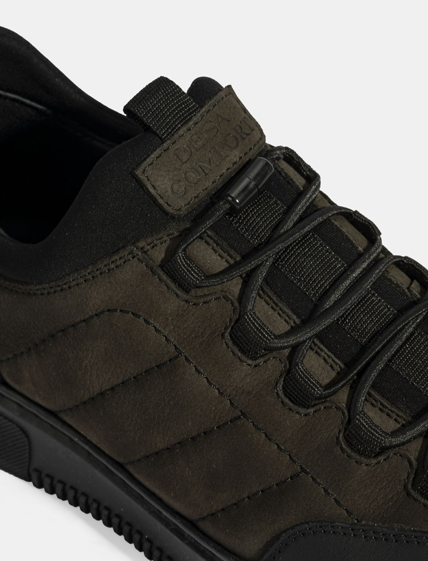 Erkek Siyah DesaComfort Bağcıklı Nubuk Deri Günlük Ayakkabı Erkek Siyah DesaComfort Bağcıklı Nubuk Deri Günlük Ayakkabı