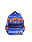 Erkek Çocuk Mavi Kamuflaj Desenli Benetton Yazılı Anaokul Çantası Erkek Çocuk Mavi Kamuflaj Desenli Benetton Yazılı Anaokul Çantası