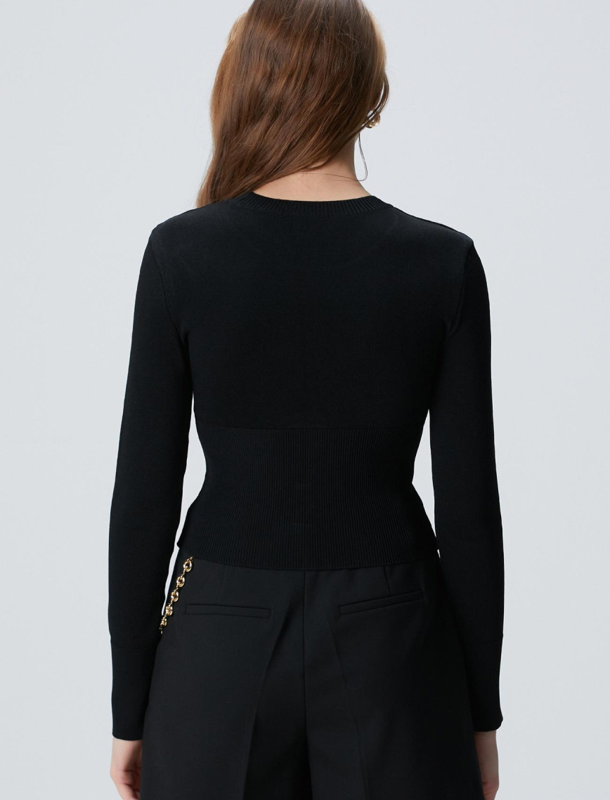 Network Kadın N-Tech Siyah Triko Kazak Network Kadın N-Tech Siyah Triko Kazak