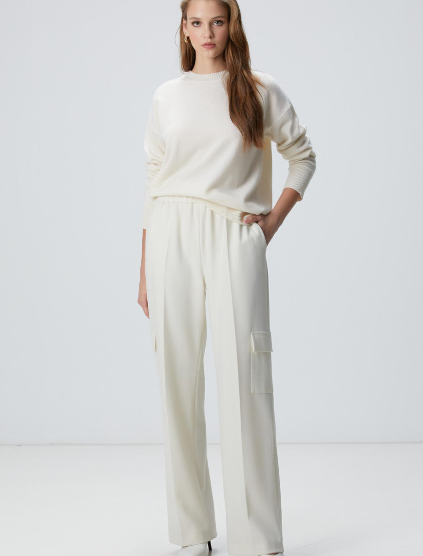 Network Kadın Beyaz Pantolon Network Kadın Beyaz Pantolon