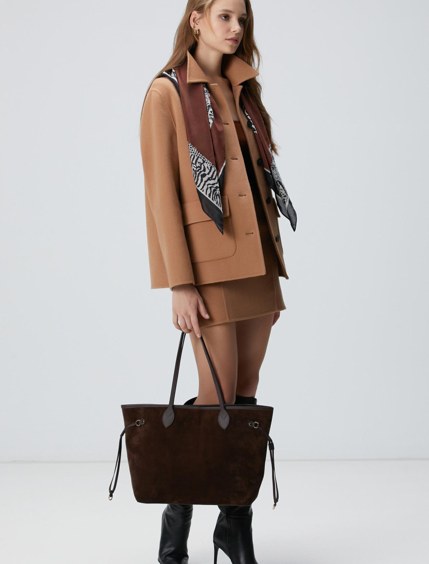 Network Kadın Kahverengi Süet Çanta Network Kadın Kahverengi Süet Çanta