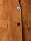 Network Kadın Camel Blazer Süet Deri Ceket Network Kadın Camel Blazer Süet Deri Ceket