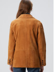 Network Kadın Camel Blazer Süet Deri Ceket Network Kadın Camel Blazer Süet Deri Ceket