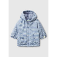 Bebek Mavi Tamamı Desenli Cepli Fermuarlı Kapüşonlu Ceket Bebek Mavi Tamamı Desenli Cepli Fermuarlı Kapüşonlu Ceket