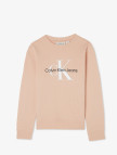 Calvin Klein Monogram Terry Çocuk Pembe Sweatshirt Calvin Klein Monogram Terry Çocuk Pembe Sweatshirt