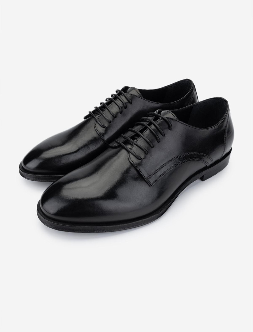 Valmenti Erkek Hakiki Deri Siyah Klasik Ayakkabı Valmenti Erkek Hakiki Deri Siyah Klasik Ayakkabı