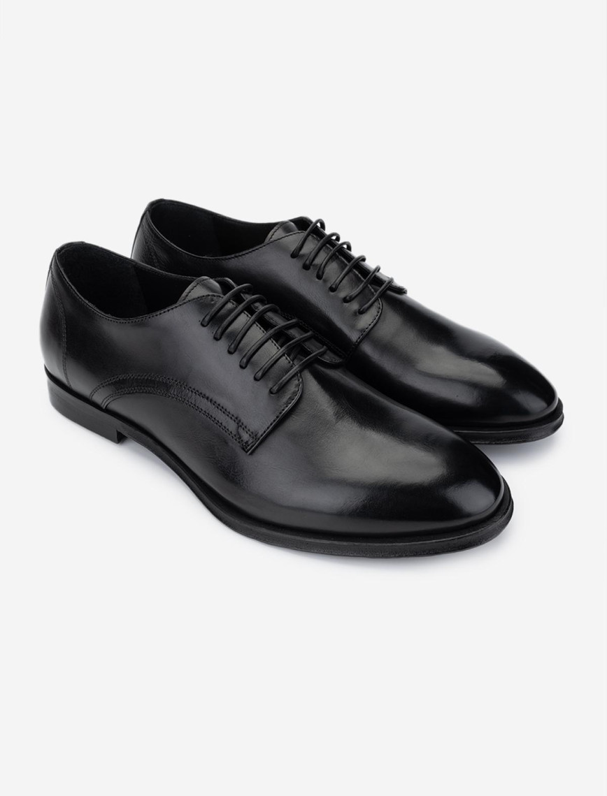 Valmenti Erkek Hakiki Deri Siyah Klasik Ayakkabı Valmenti Erkek Hakiki Deri Siyah Klasik Ayakkabı