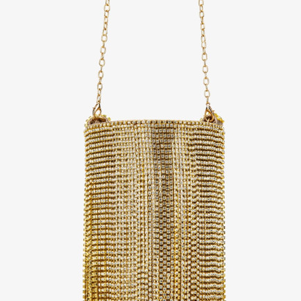 Lady Diva Kadın Vegan Gold Abiye Çanta