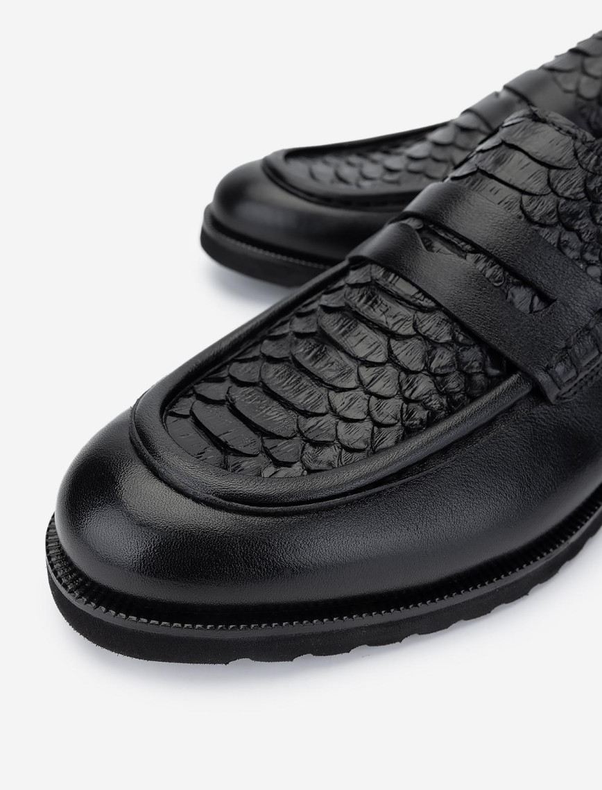 Valmenti Erkek Hakiki Deri Siyah Loafer Ayakkabı Valmenti Erkek Hakiki Deri Siyah Loafer Ayakkabı