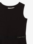 Calvin Klein Sıfır Kollu Çocuk Siyah Elbise Calvin Klein Sıfır Kollu Çocuk Siyah Elbise