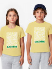 Lacoste Çocuk Bisiklet Yaka Baskılı Beyaz T-Shirt Lacoste Çocuk Bisiklet Yaka Baskılı Beyaz T-Shirt