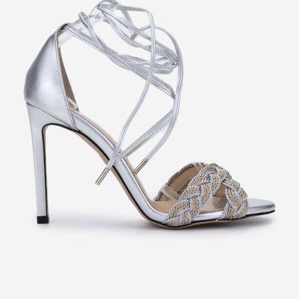 Valmenti Kadın Lame Topuklu Ayakkabı