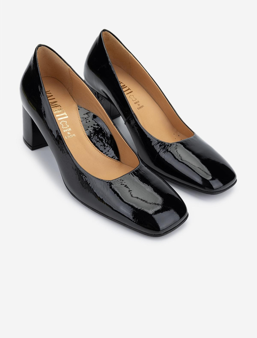 Valmenti Kadın Hakiki Deri Siyah Topuklu Ayakkabı Valmenti Kadın Hakiki Deri Siyah Topuklu Ayakkabı