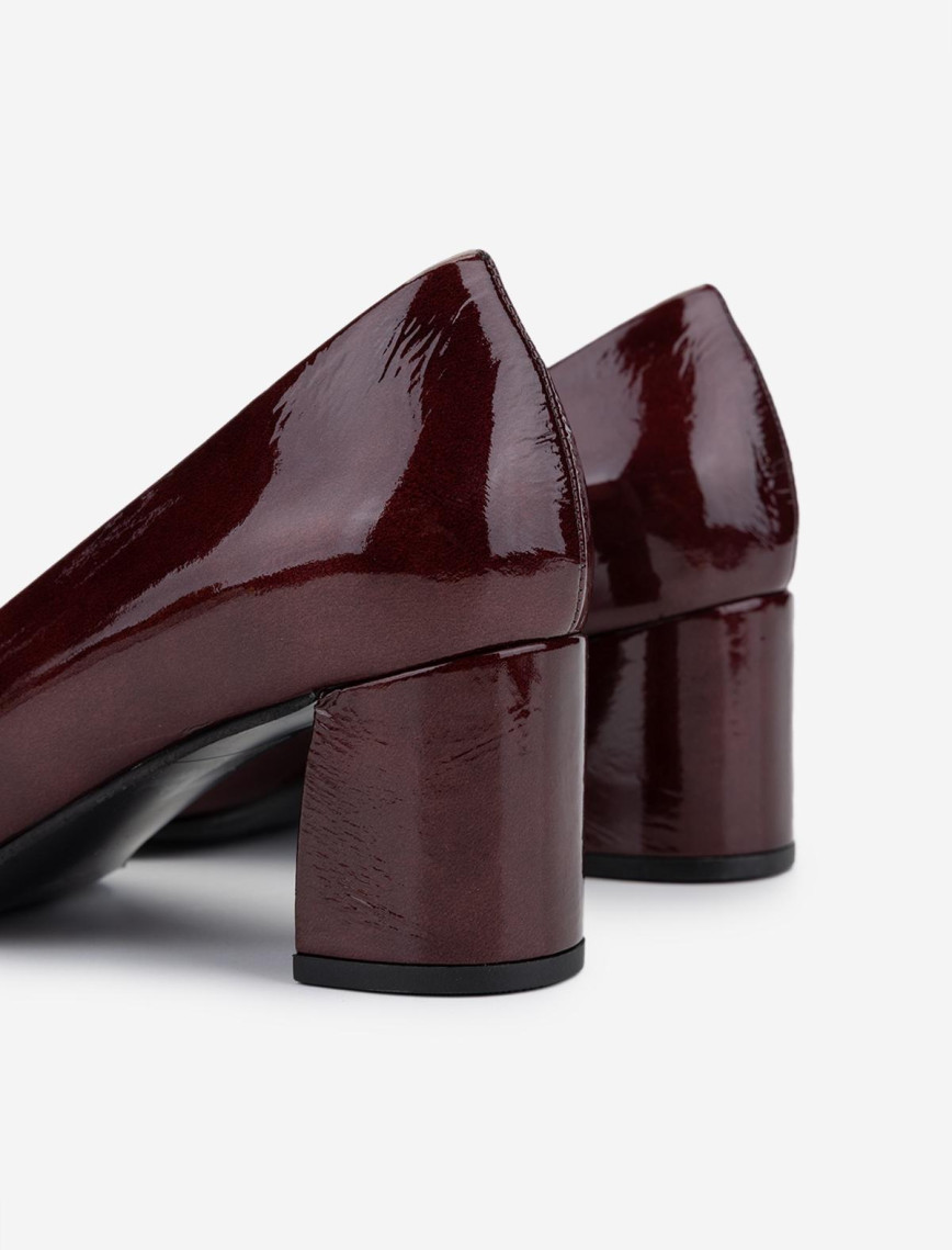 Valmenti Kadın Hakiki Deri Bordo Topuklu Ayakkabı Valmenti Kadın Hakiki Deri Bordo Topuklu Ayakkabı