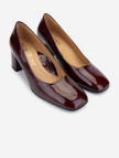 Valmenti Kadın Hakiki Deri Bordo Topuklu Ayakkabı Valmenti Kadın Hakiki Deri Bordo Topuklu Ayakkabı